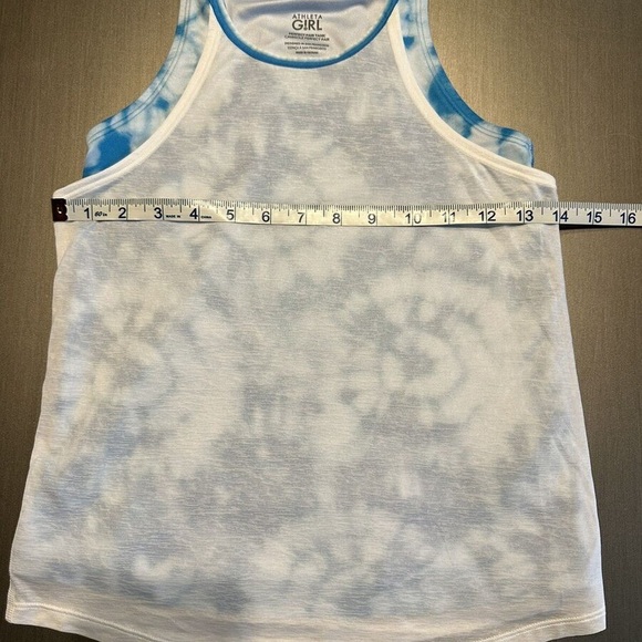 EUC Athleta Girl Perfect Pair Tank Blue RD 288220 Size Medium 8-10 - Picture 4 of 8